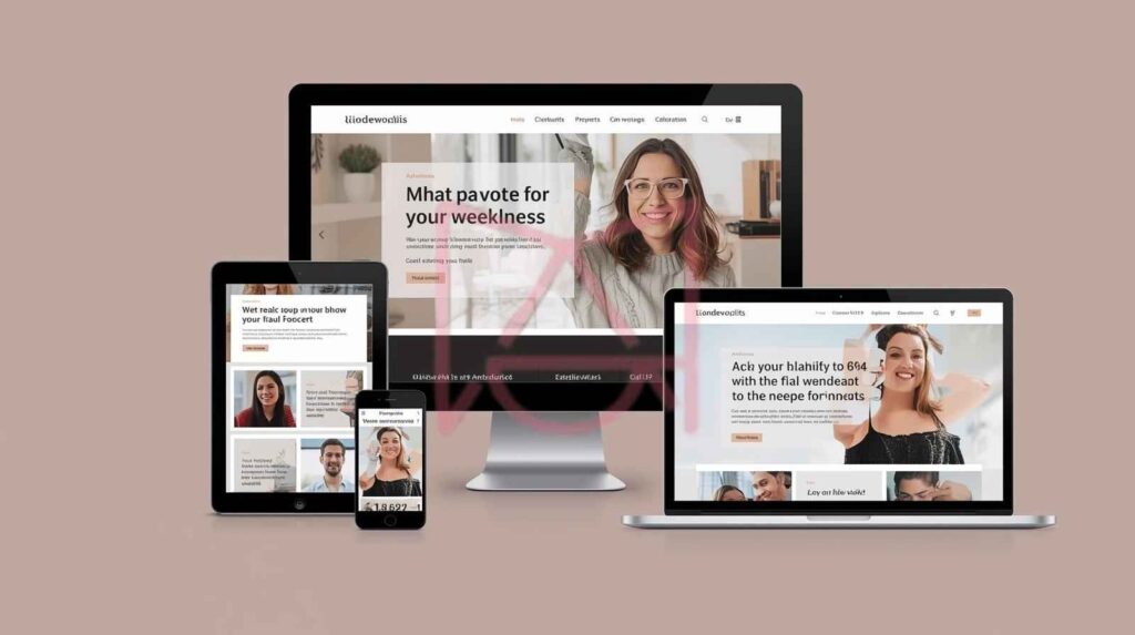 نمونه طراحی ریسپانسیو سایت